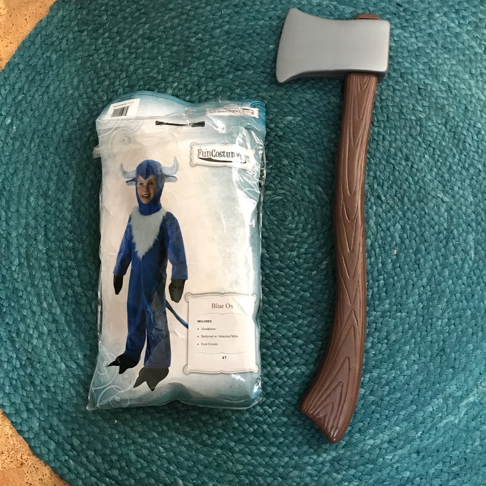 Babe the blue ox costume - killer sibling costume